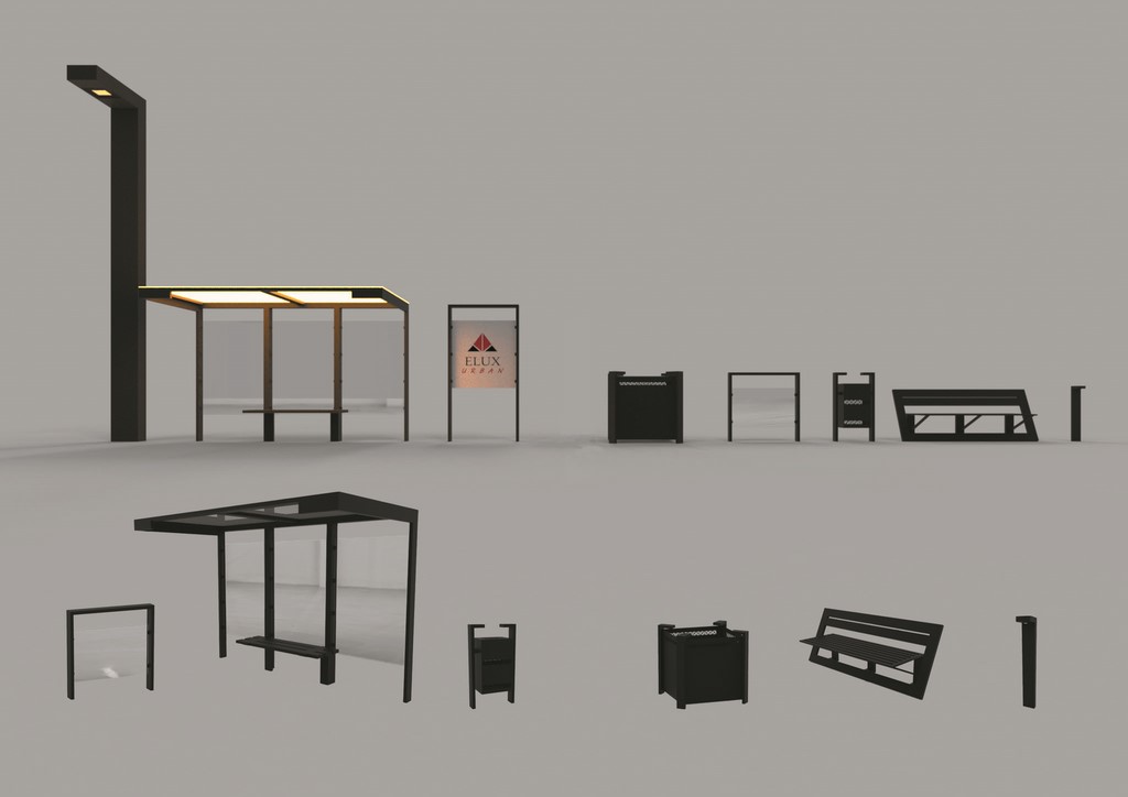 Collezione Cloe arredo urbano