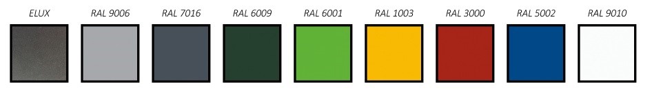 Colori RAL Standard Arredo Urbano