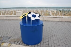 Arredo urbano cestino stradale raccolta differenziata modello Friuli