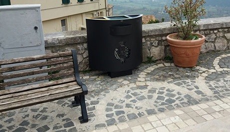 Cestino stradale raccolta differenziata modello Savona