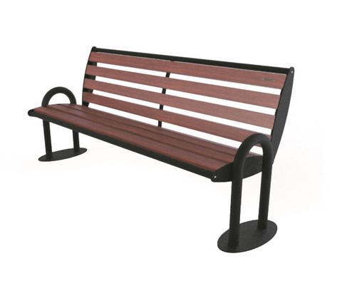 Panchina stradale per arredo urbano modello Solare