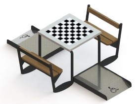 Tavolo gioco per disabili