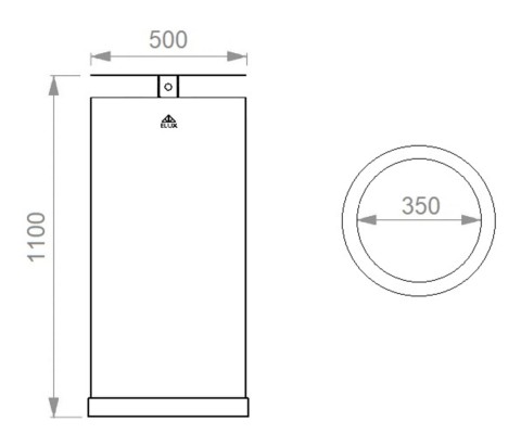 Disegno tecnicoestino stradale modello Cilindro