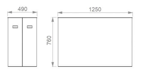 Cestino arredo urbano raccolta differenziata Courmayeur