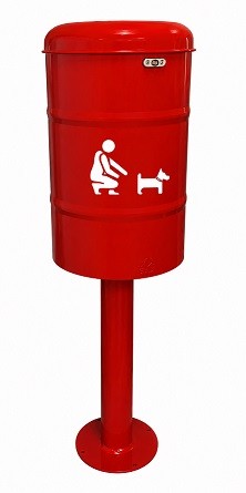 Cestino per deiezioni canine modello Fido 604 ELUX