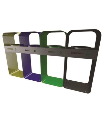 Cestino per la raccolta dei rifiuti anti bomba modello Kamon 692/AT ELUX