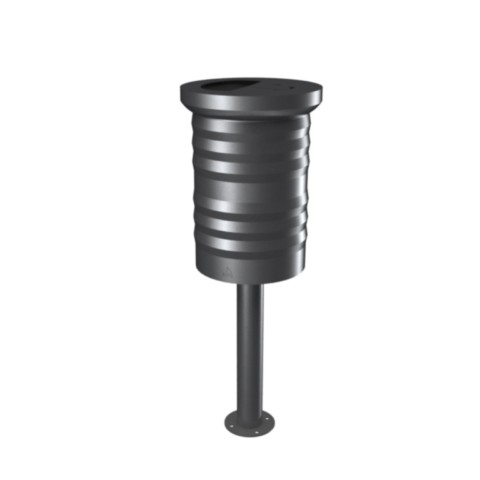 Cestino stradale con posacenere modello Aprilia senza forature