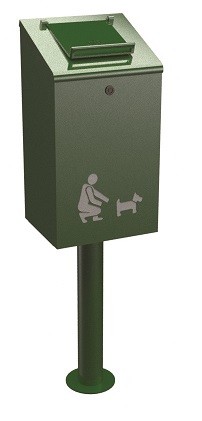 Cestino per deiezioni canine modello Dog 696 ELUX