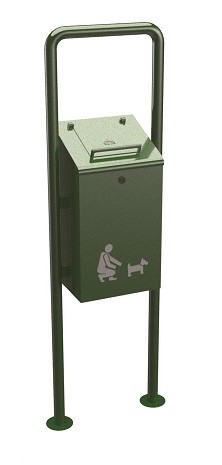 Cestino per deiezioni canine modello Dog 696S ELUX