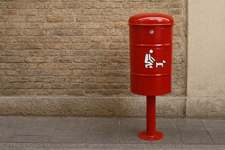 Cestino per deiezioni canine modello Fido 604 ELUX