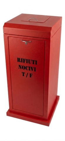 Cestino stradale raccolta rifiuti nociviRUP 450 ELUX