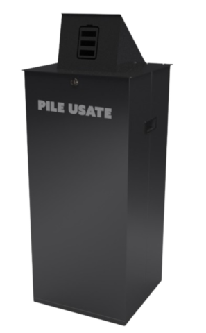 Cestino stradale per le pile esauste modello RUP 250/F ELUX