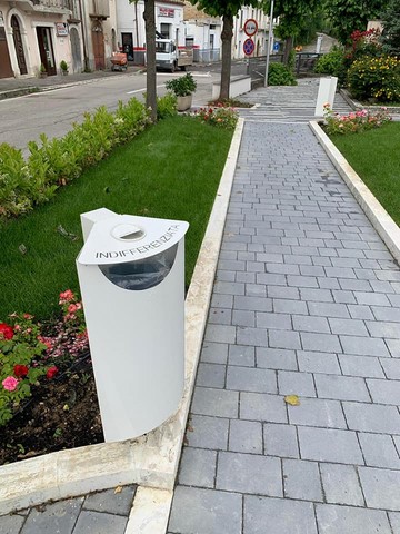 Cestino gettacarte urbano Spicchio