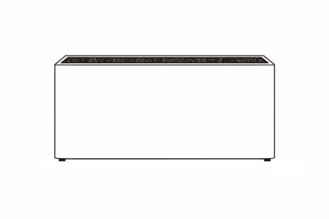 Fioriera per arredo urbano modello Baran