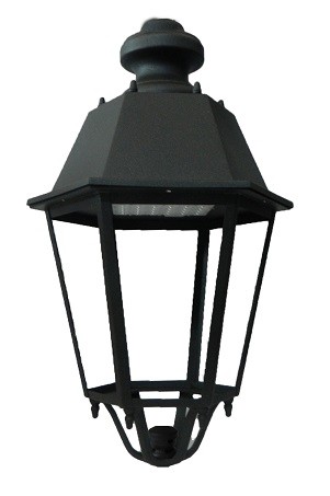Lanterna stradale arredo urbano pubblica illuminazione esagonale Giamaica
