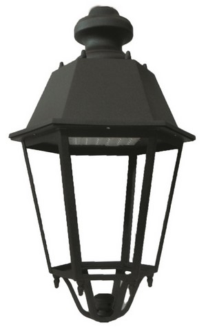 Lanterna stradale arredo urbano pubblica illuminazione esagonale Giamaica