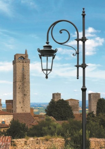 Lanterna stradale pubblica illuminazione LED Luana - Elux
