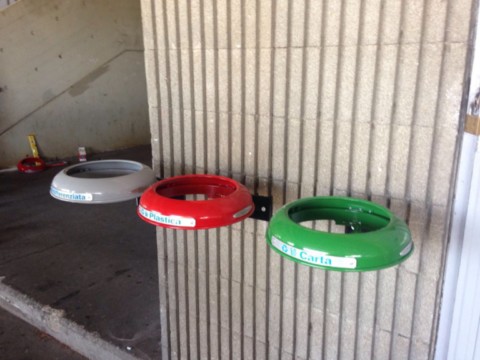 Cestino per la raccolta dei rifiuti anti bomba modello Basic 680/AT ELUX