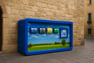 Installazione Isola ecologica urbana Net-X 097/4CP ELUX