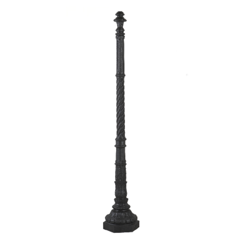 Lampione alluminio illuminazione stradale moderno Smeraldo 903 Elux