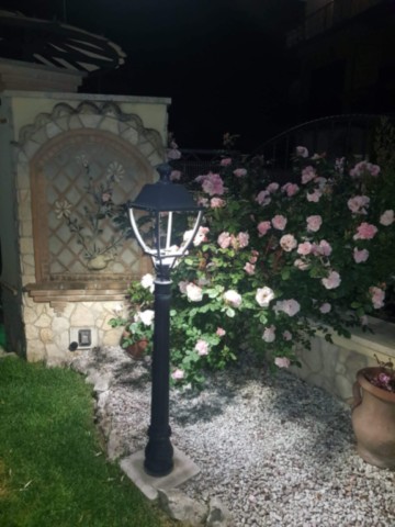 Lanterna illuminazione pubblica stradale  LED testa palo Athena 320