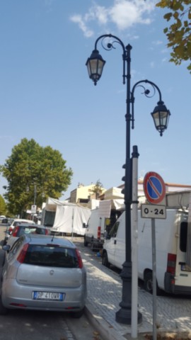 Lanterna pubblica illuminazione esagonale Giamaica