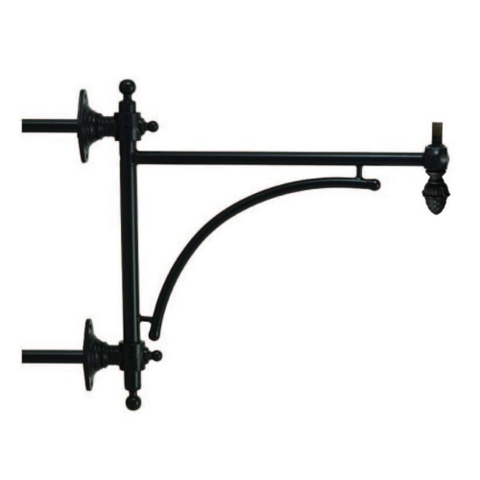 Mensola lampione stradale acciaio zincato supporto urbano Licosa 276 Elux