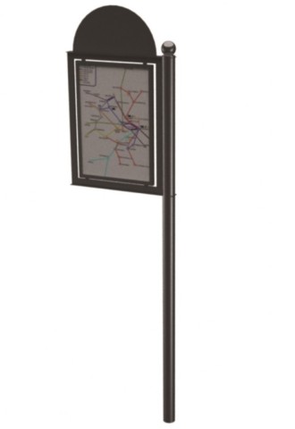 Palina stradale modello Bus