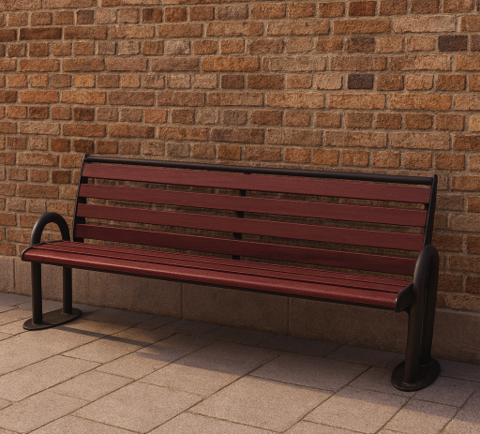 Panchina stradale modello Solare 762 ELUX