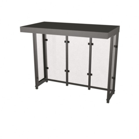 Pensilina attesa autobus modello Cagliari 467APP ELUX