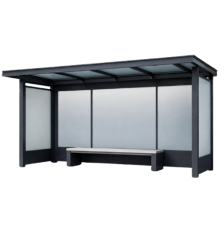 Pensilina attesa autobus modello Corte