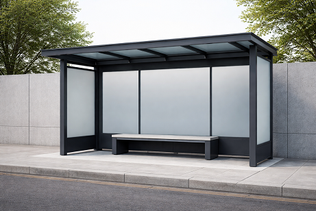 Pensilina attesa autobus modello Corte