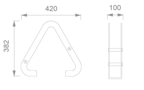 Porta biciclette Midi Elux