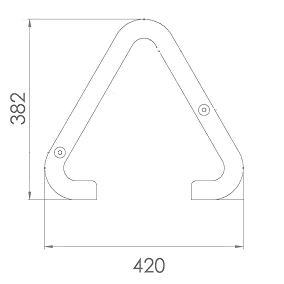 Porta biciclette Midi Elux