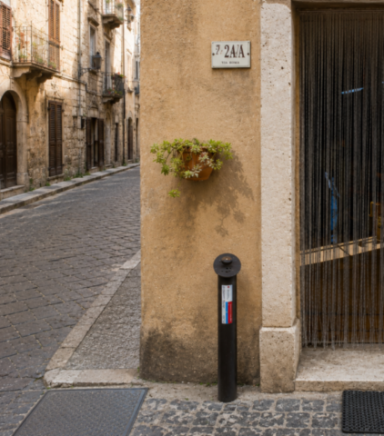 Posacenere stradale per arredo urbano