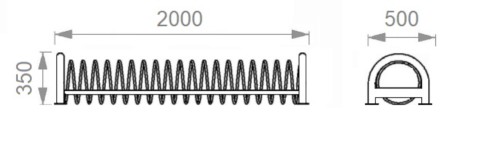 Portabici modello Bravo
