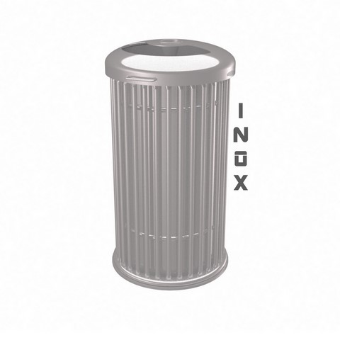 Cestino gettacarte Tube Inox