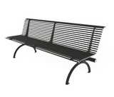 Panchina stradale per arredo urbano modello Allegra