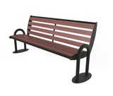Panchina stradale per arredo urbano modello Solare