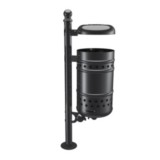 Cestino stadale con posacenere modello Catani