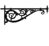 Mensola a muro per illuminazione stradale modello Procida 279 ELUX