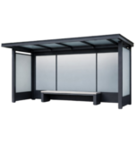 Pensilina fermata bus modello Corte