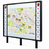 Totem informativo per affissioni e comunicazione urbana Fiuggi 153